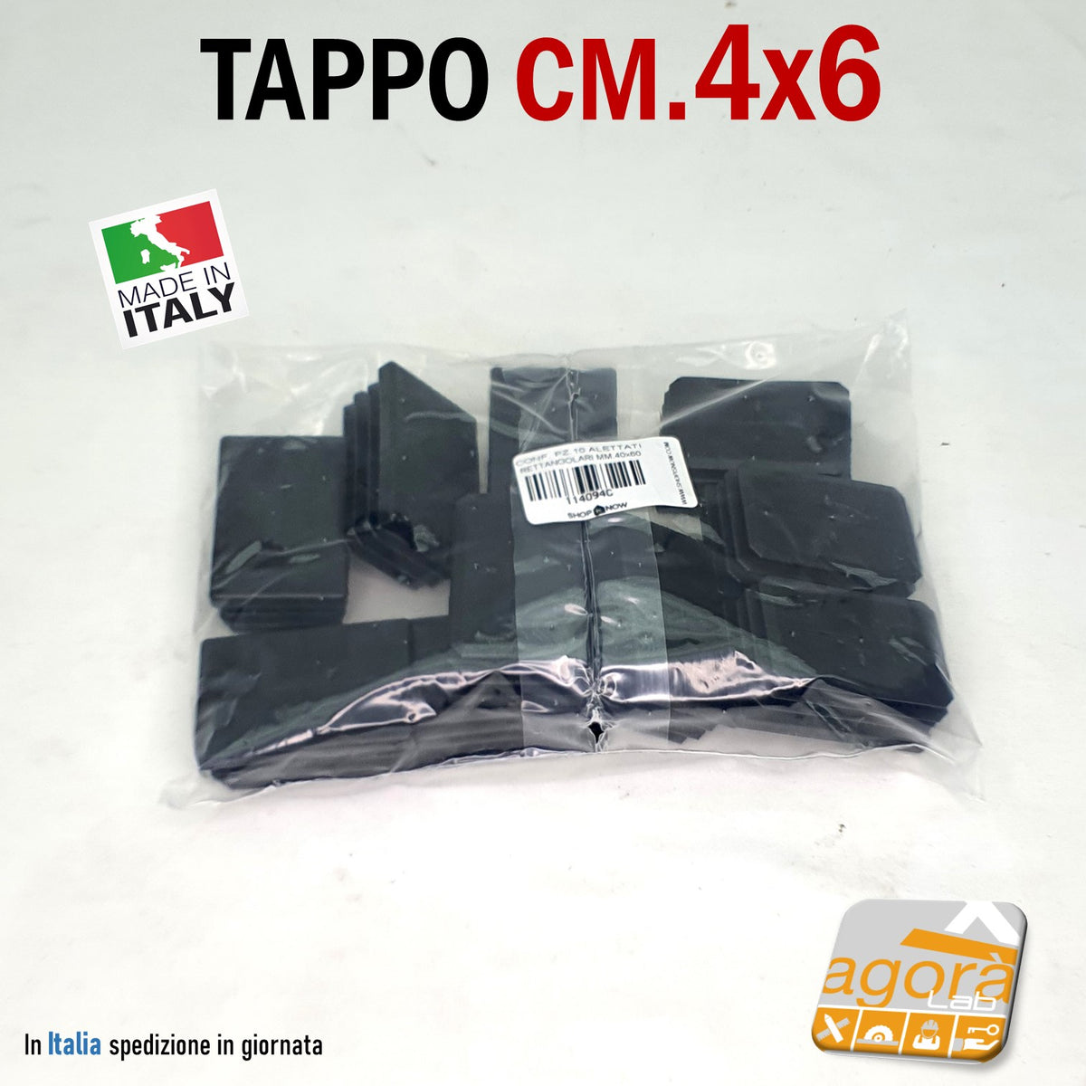 Tappo plastica rettangolare Medal RT