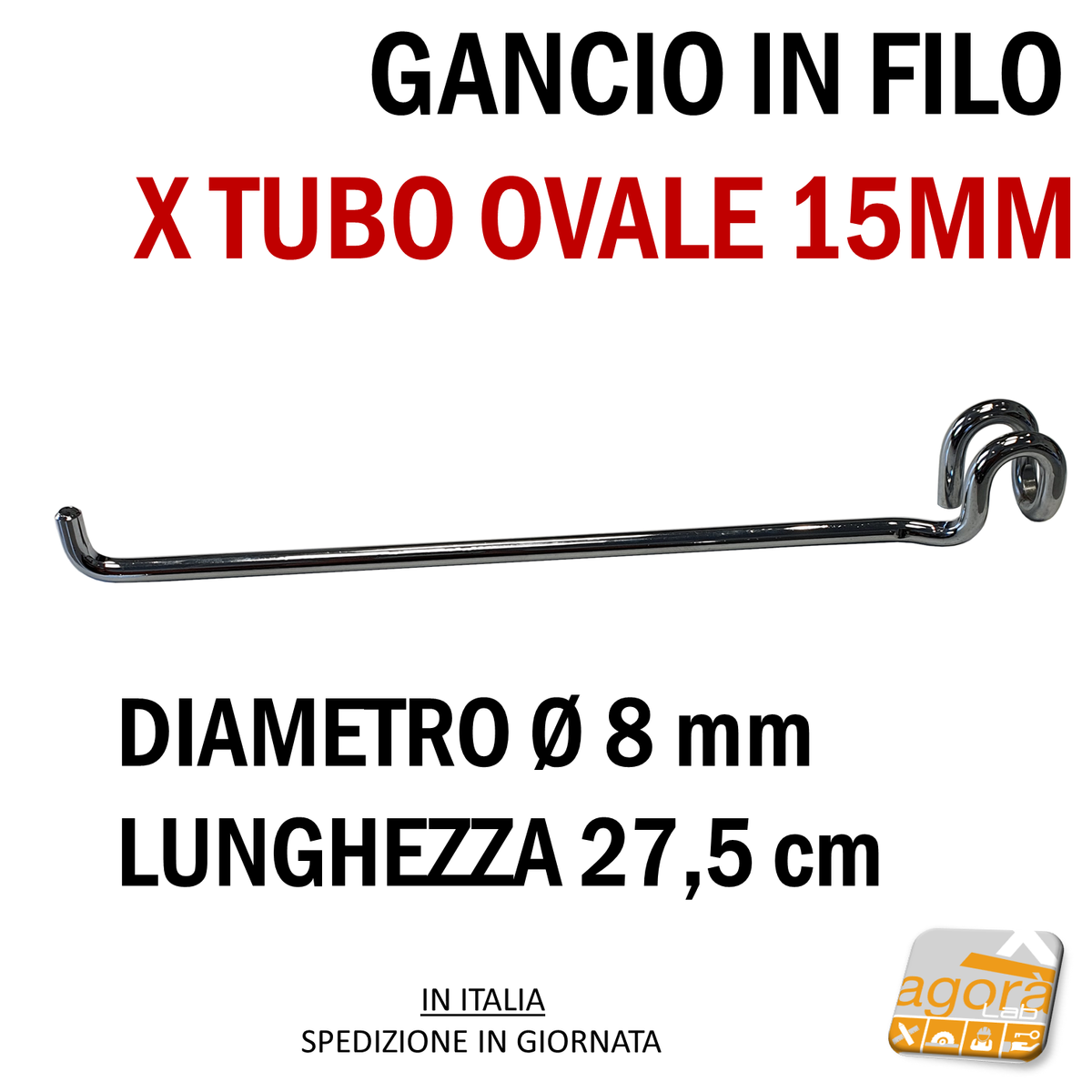 Chiave per serratura da mobile, con foro, lungh. utile 32 mm