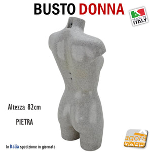 manichino donna esposizione abiti vestiti vetrina negozi di abbigliamento busto torso donne famminile senza testa con attacco schiena attacco gamba attacco collo plastica manichini negozio italia