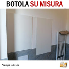 Carica l&#39;immagine nel visualizzatore di Gallery, Botola su misura bagno cucina caldaia push anta senza maniglia verniciabile misure personalizzate sportello ispezione
