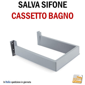 SALVA SIFONE PER CASSETTO RETTANGOLARE CARTER ASOLATO INTERNO