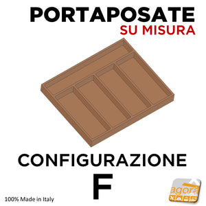 portaposate divisori per cassetto interno cucina per le posate mestoli forchette su misura a disegno robusto senza sprechi