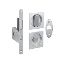 Load image into Gallery viewer, SLIDING DOOR LOCK KIT BONAITI TQN F16x160 G500+TIR BATHROOM WC COIN CHROME SAT Q8 E50
