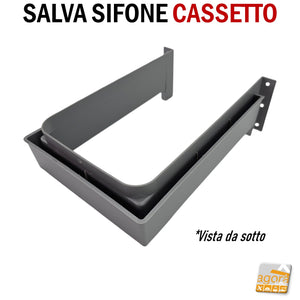 SALVA SIFONE PER CASSETTO RETTANGOLARE CARTER ASOLATO INTERNO salva spazio per cassetti bagni