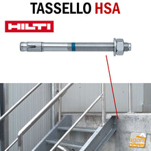 Load image into Gallery viewer, tasselli in acciaio a battere HILTI originali per scaffalature telai e carpenteria
