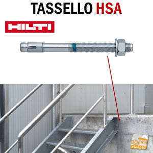 tasselli in acciaio a battere HILTI originali per scaffalature telai e carpenteria