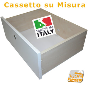 KIT CASSETTO ARMADIO SU MISURA X MOBILE - BOX DIMENSIONI E COLORE A SCELTA.