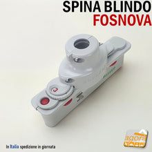 Load image into Gallery viewer, SPINA X BLINDO 3AC FOSNOVA 253.10 BIANCO X BINARIO ELETTRIFICATO DISANO OMNITRACK  spine per fari sospesi su barra elettrica regolabile 3 posizioni
